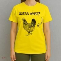 Vintage Guess What Chicken Butt Funny T-Shirt thumb 4
