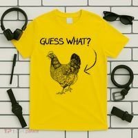 Vintage Guess What Chicken Butt Funny T-Shirt thumb 5