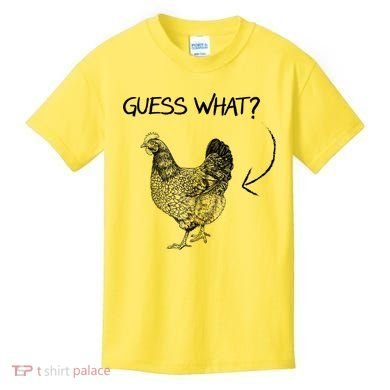 Vintage Guess What Chicken Butt Funny Kids T-Shirt