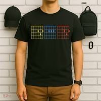 Vintage Guitar Chord Dad Funny Music Fathers Day T-Shirt thumb 6