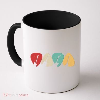 Vintage Guitar Picks  Coffee Mug