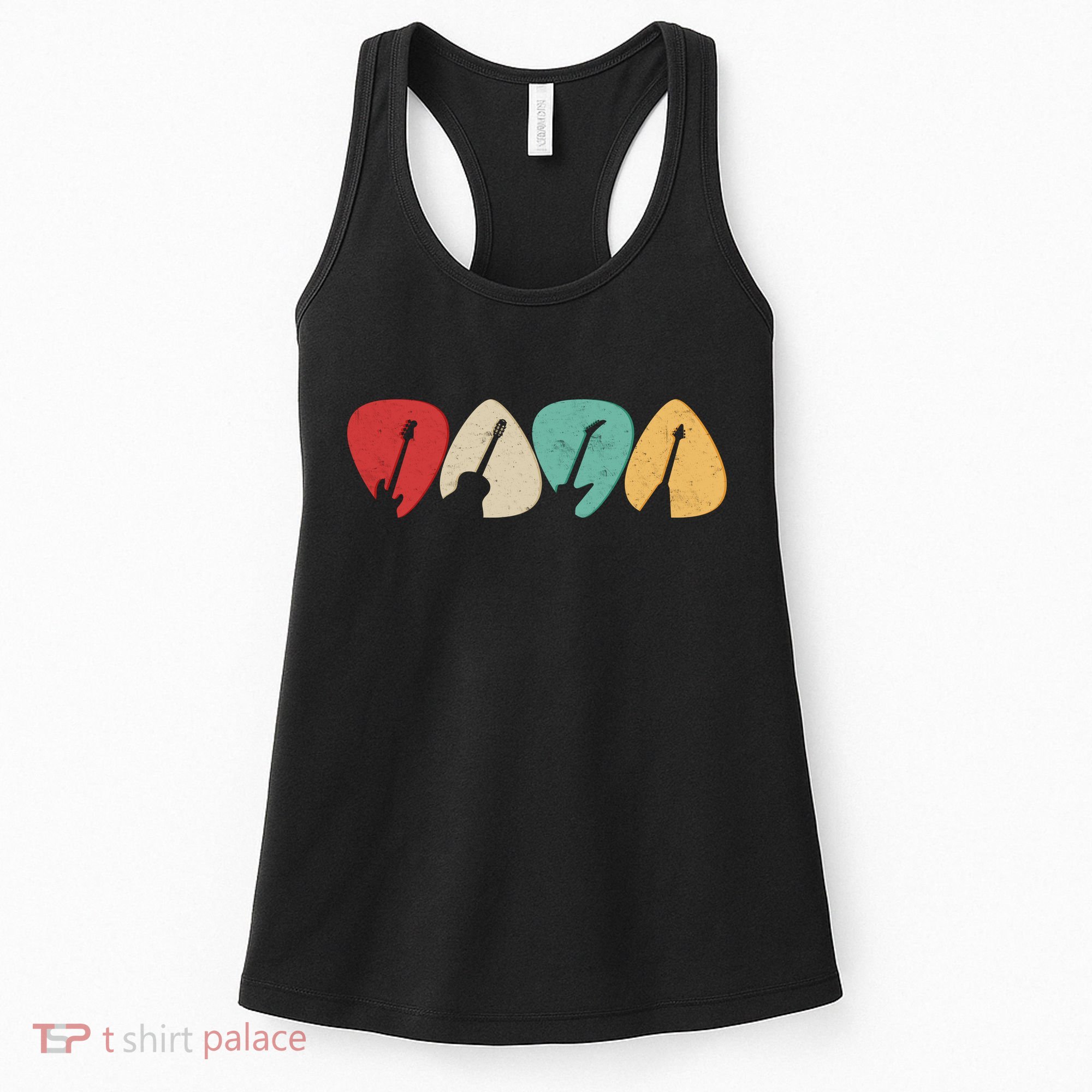 Vintage Guitar Picks  Women's Tank Top