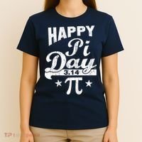 Vintage Happy Pi Day 3.14 T-Shirt thumb 4