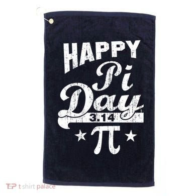 Vintage Happy Pi Day 3.14 Golf Towel