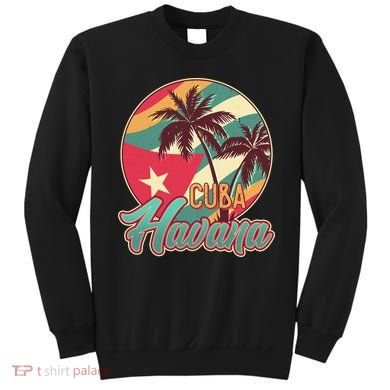 Vintage Havana Cuba Emblem  Sweatshirt