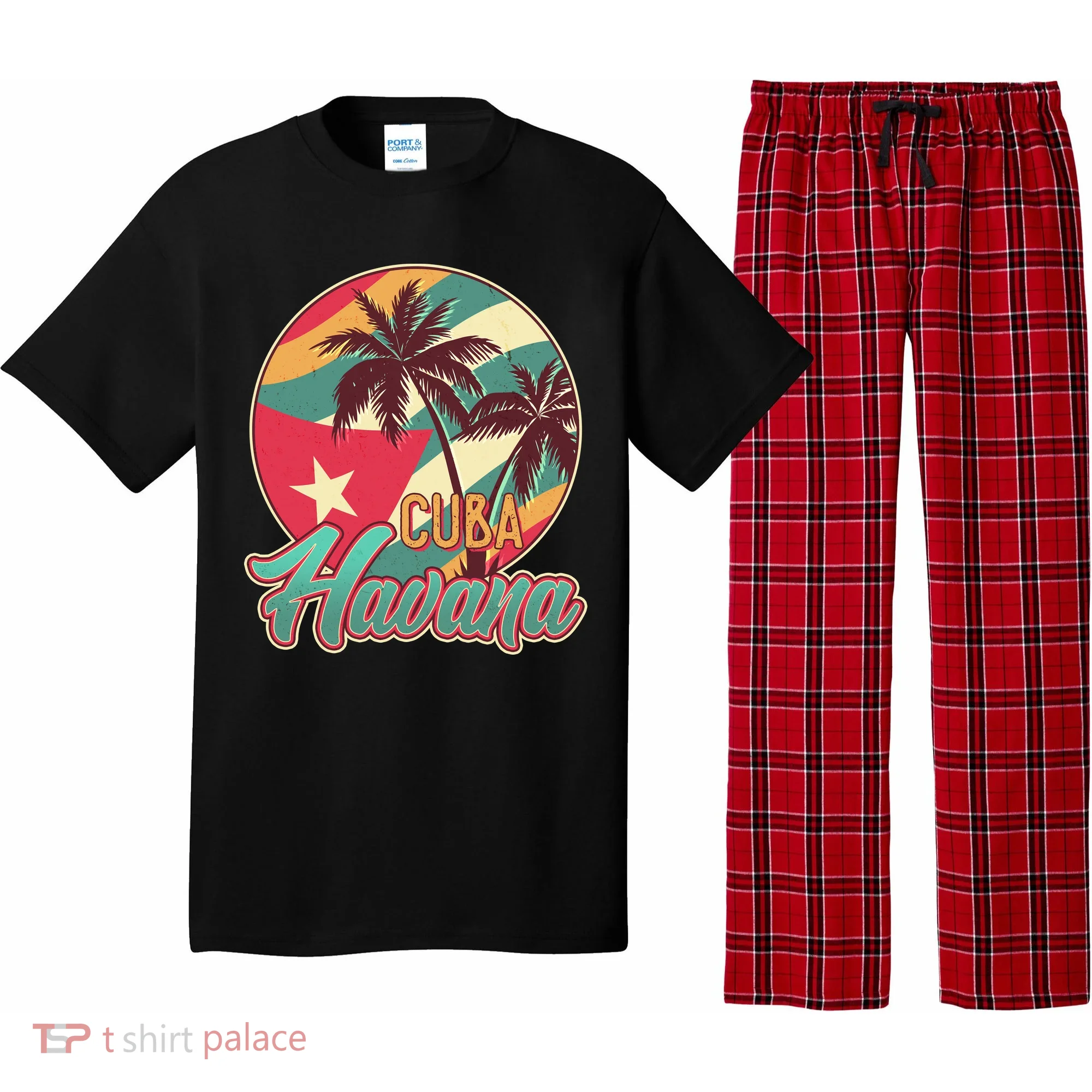 Vintage Havana Cuba Emblem  Pajama Set