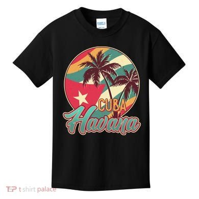 Vintage Havana Cuba Emblem  Kids T-Shirt