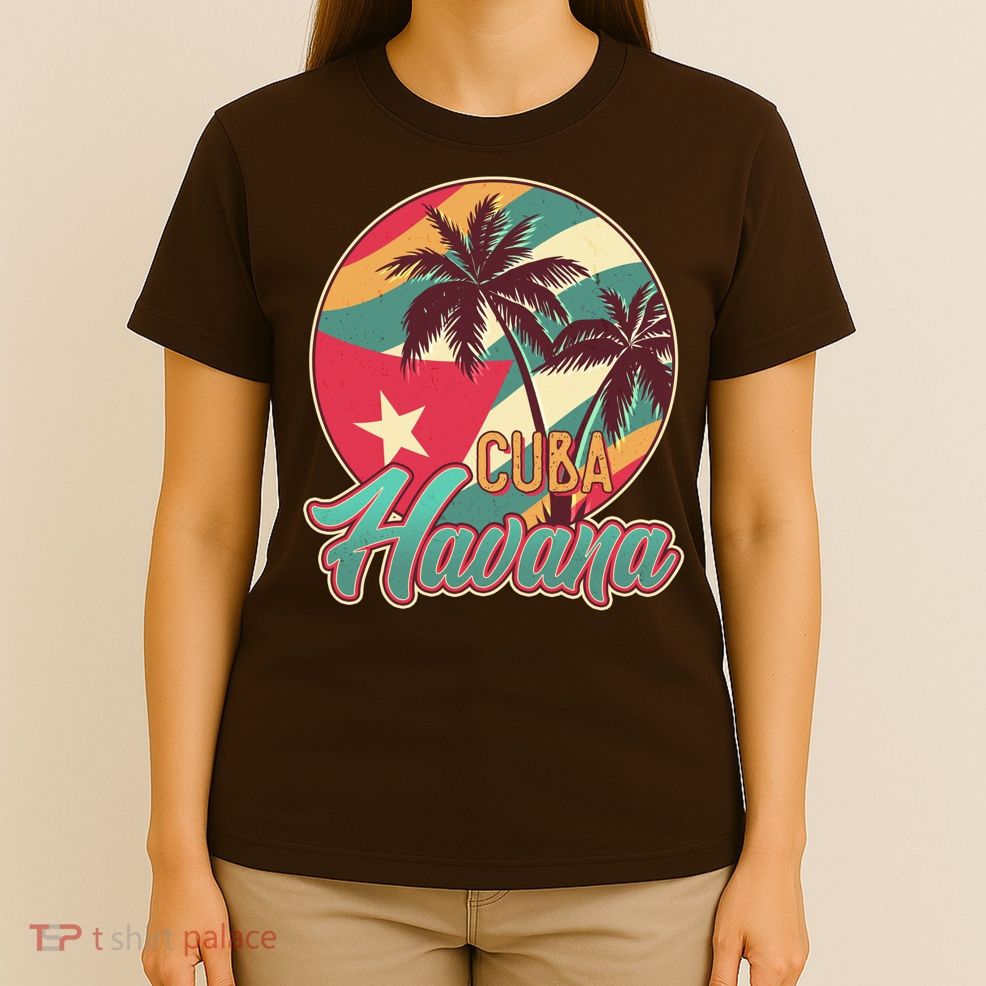 Vintage Havana Cuba Emblem  T-Shirt
