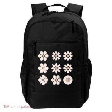 Vintage Hippie Flower Pattern Backpack