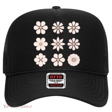 Vintage Hippie Flower Pattern Hat