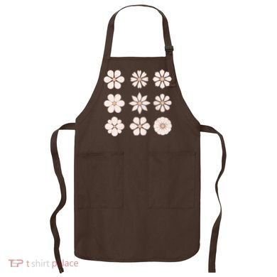 Vintage Hippie Flower Pattern Apron