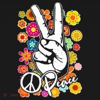 Vintage Hippie Peace Symbols Sweatshirt thumb 3