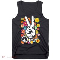 Vintage Hippie Peace Symbols Tank Top thumb 0