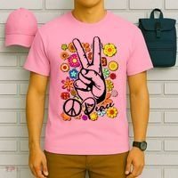 Vintage Hippie Peace Symbols T-Shirt thumb 6