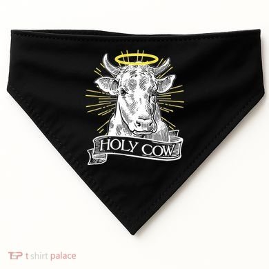 Vintage Holy Cow USA-Made Doggie Bandana