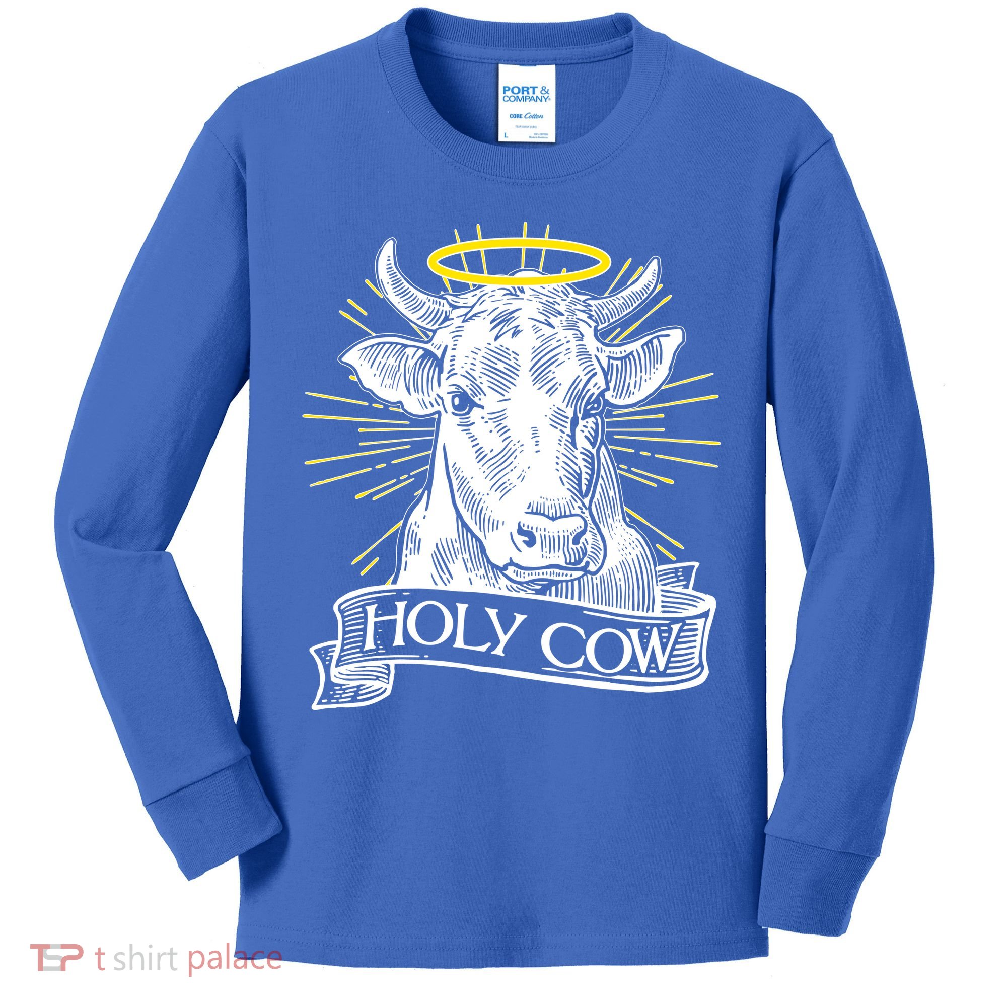 Vintage Holy Cow Kids Long Sleeve Shirt