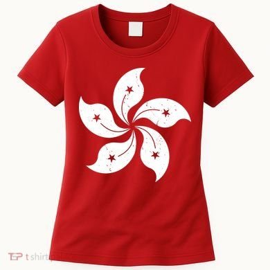 Vintage Hong Kong Flag Women's T-Shirt