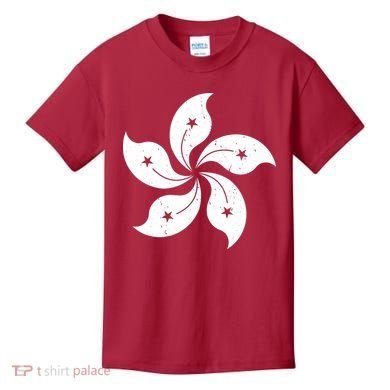 Vintage Hong Kong Flag Kids T-Shirt