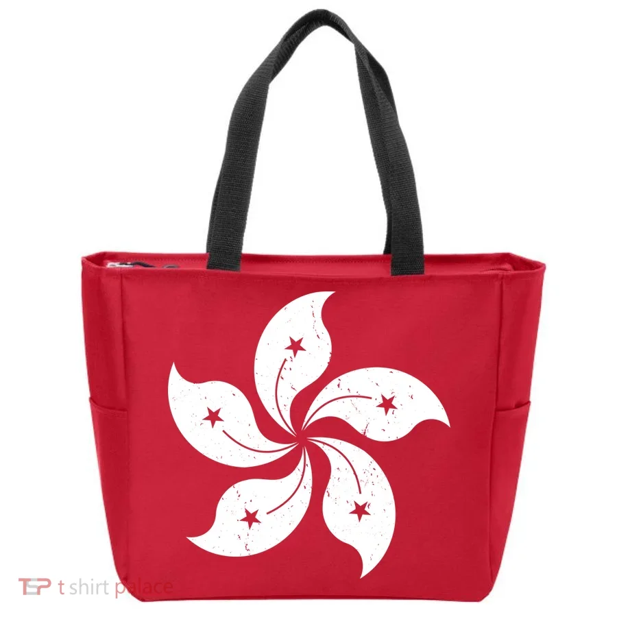 Vintage Hong Kong Flag Tote Bag