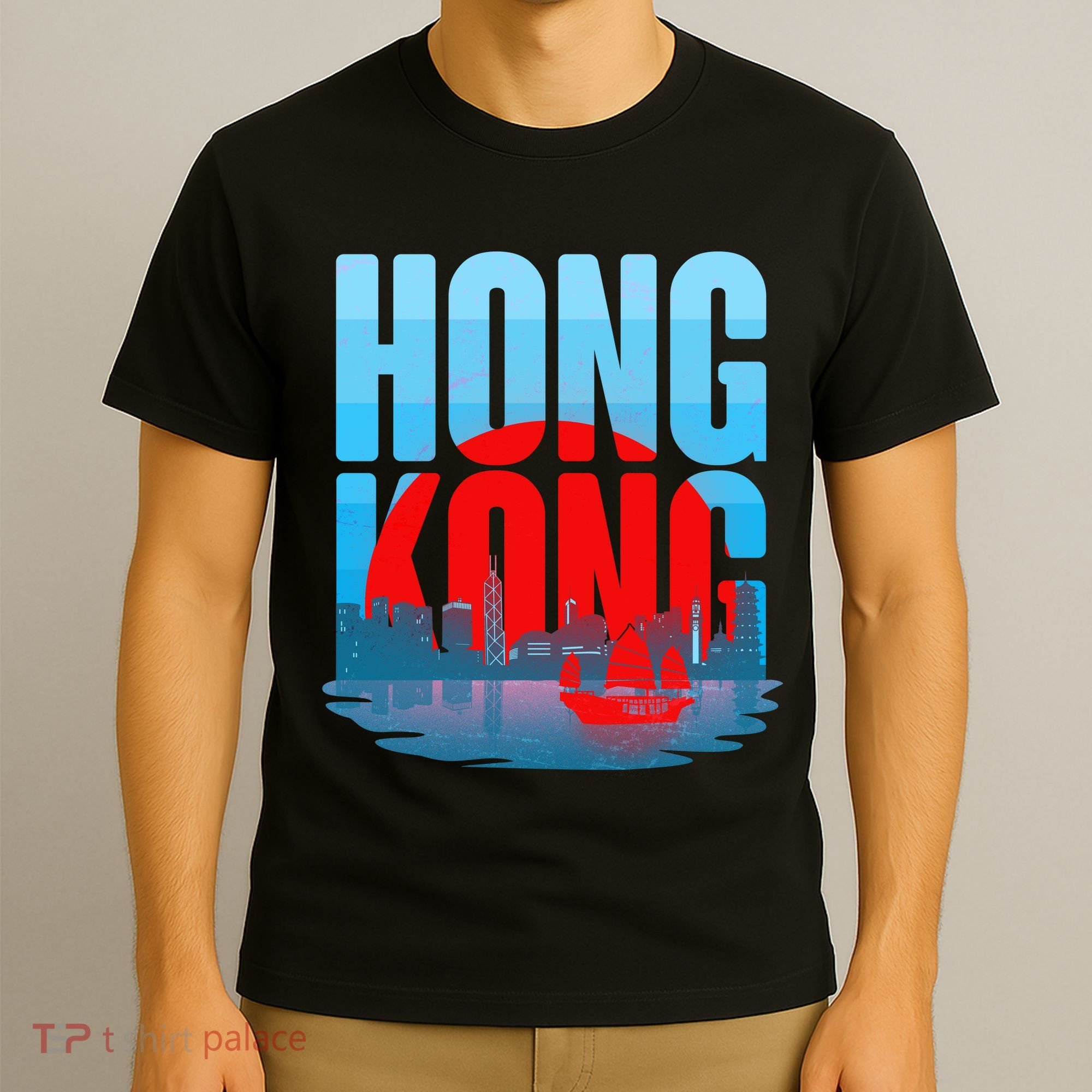 Vintage Hong Kong Skyline T-Shirt