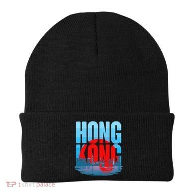 Vintage Hong Kong Skyline Beanie