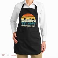 Vintage I Hate Pulling Out Camping Apron thumb 2