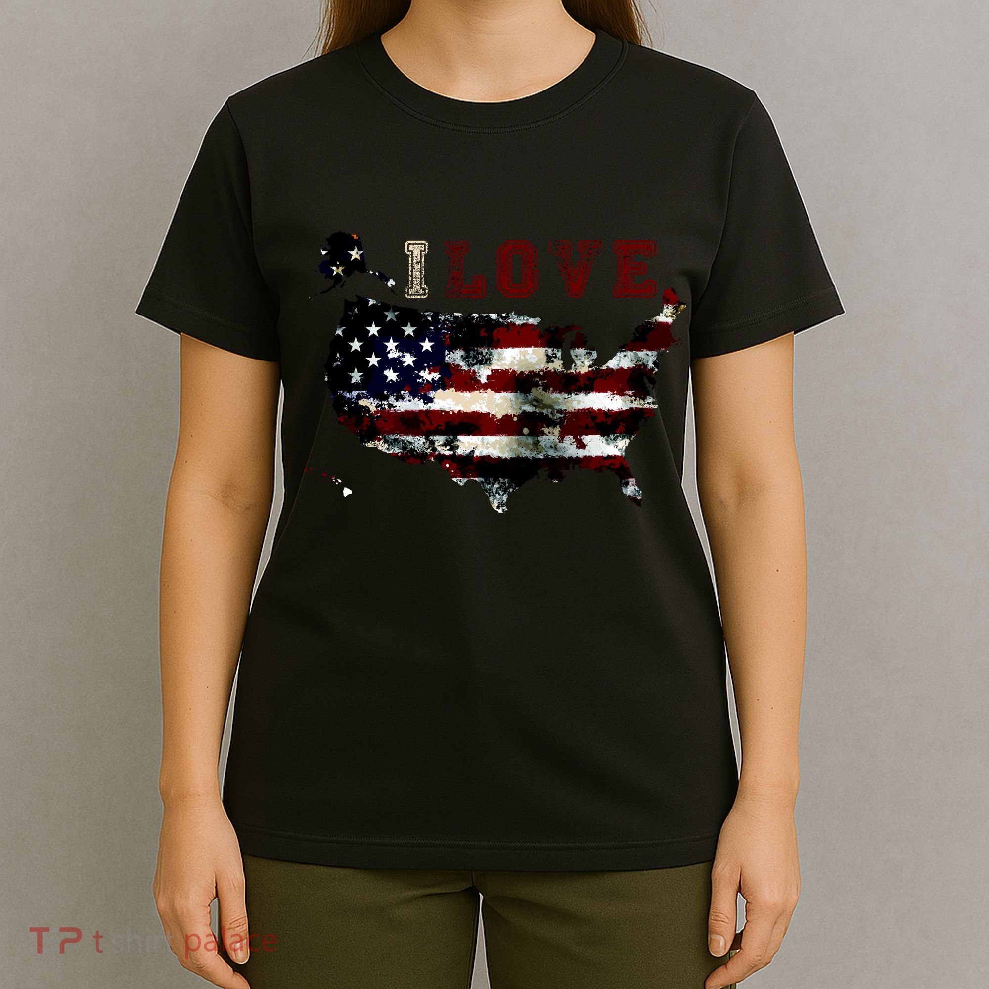 Vintage I Love The USA - United States T-Shirt