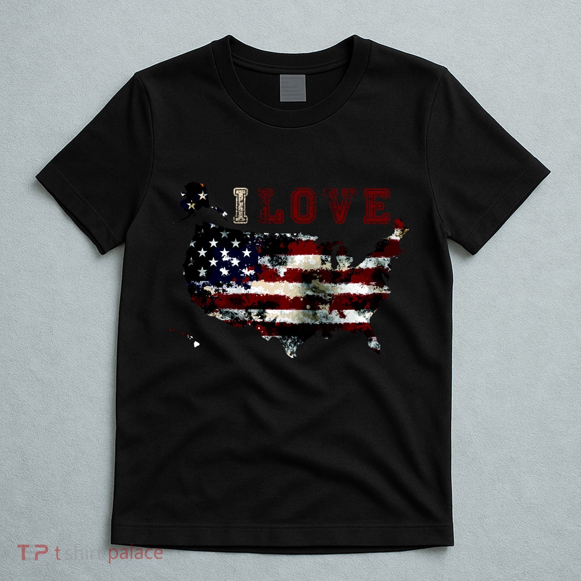 Vintage I Love The USA - United States T-Shirt