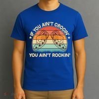 Vintage If You Ain't Crocin' You Ain't Rockin' T-Shirt thumb 3