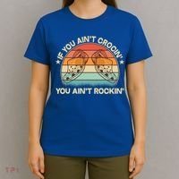 Vintage If You Ain't Crocin' You Ain't Rockin' T-Shirt thumb 4