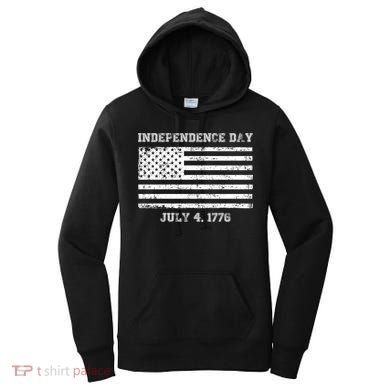 Vintage Independence Day 1776 Women's Hoodie