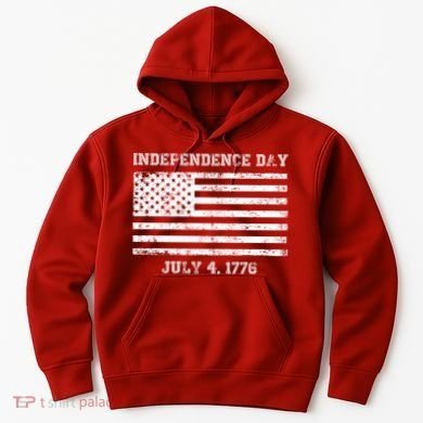 Vintage Independence Day 1776 Hoodie
