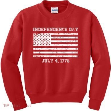 Vintage Independence Day 1776 Kids Sweatshirt