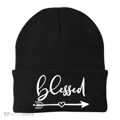 Vintage Inspirational Blessed  Beanie