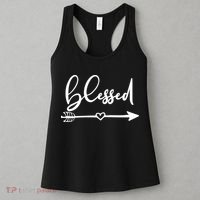 Vintage Inspirational Blessed  Women's Tank Top thumb 3