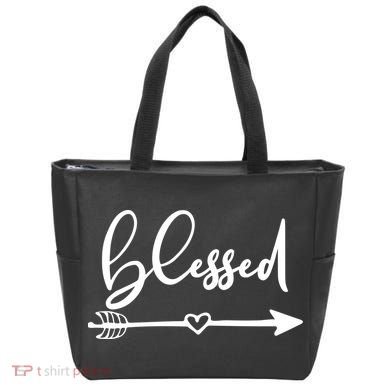 Vintage Inspirational Blessed  Tote Bag