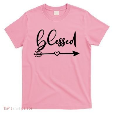 Vintage Inspirational Blessed  T-Shirt