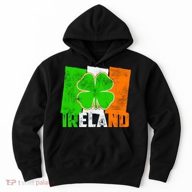Vintage Ireland Irish Flag St. Patrick's Day Hoodie