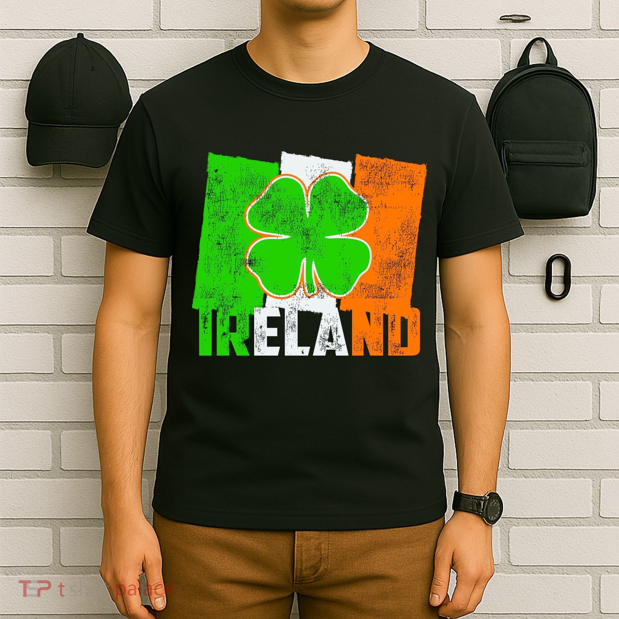 Vintage Ireland Irish Flag St. Patrick's Day T-Shirt