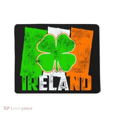 Vintage Ireland Irish Flag St. Patrick's Day Mousepad