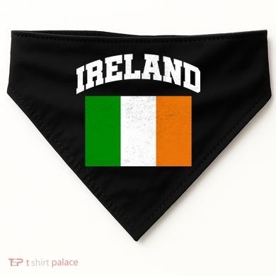 Vintage Ireland Team Flag USA-Made Doggie Bandana