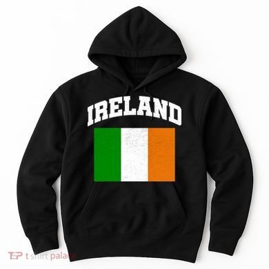 Vintage Ireland Team Flag Hoodie