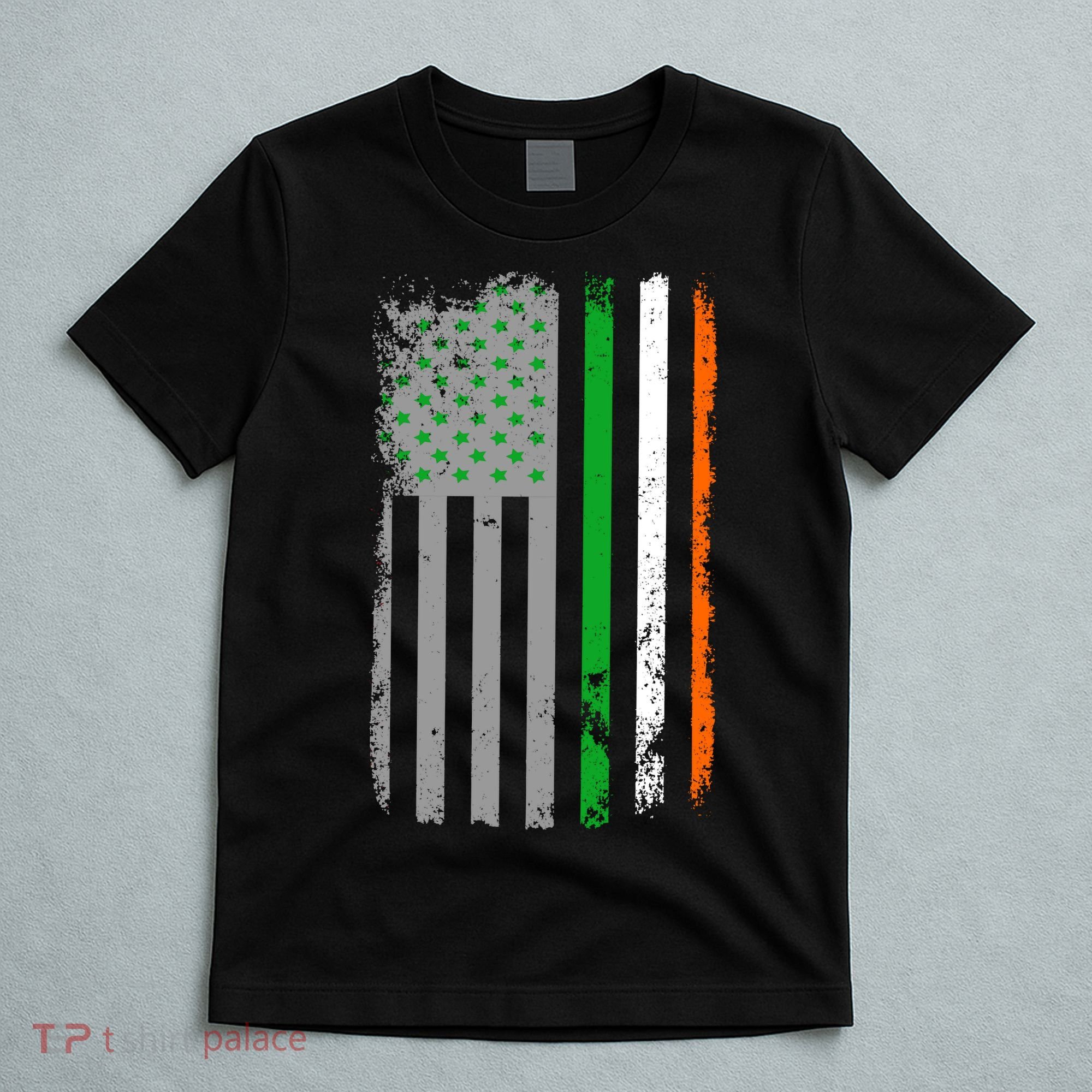 Vintage Irish American Flag T-Shirt