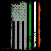 Vintage Irish American Flag T-Shirt thumb 7