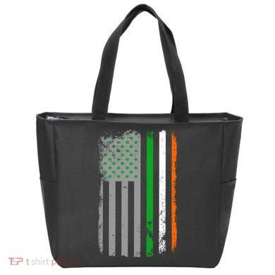 Vintage Irish American Flag Tote Bag