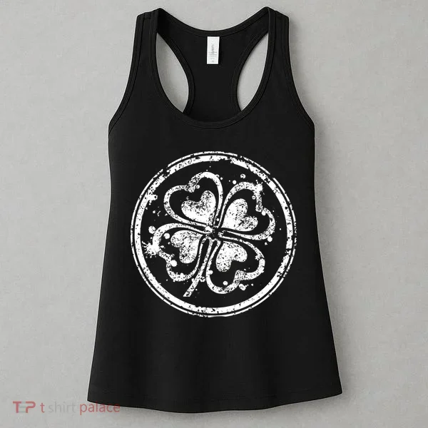 Vintage Irish Clover Cloverleaf Women's Tank Top