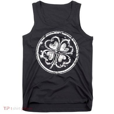 Vintage Irish Clover Cloverleaf Tank Top