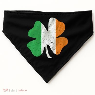 Vintage Irish Cover Ireland Flag USA-Made Doggie Bandana