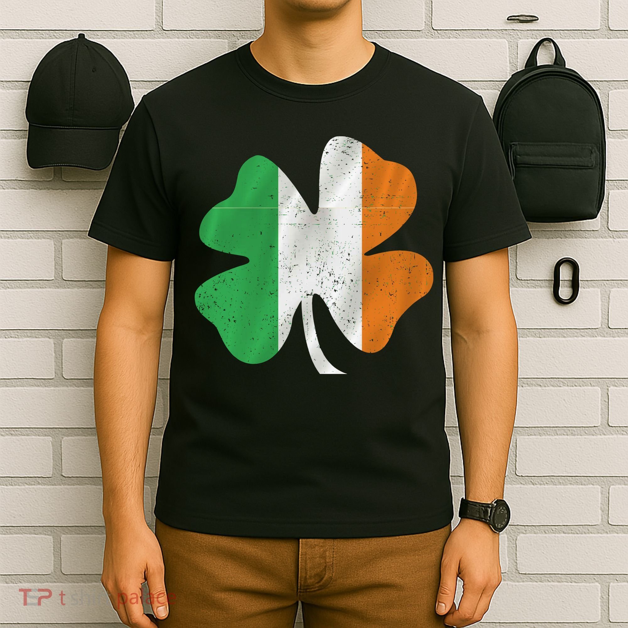 Vintage Irish Cover Ireland Flag T-Shirt