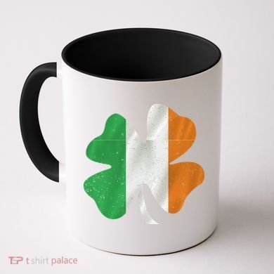 Vintage Irish Cover Ireland Flag Coffee Mug